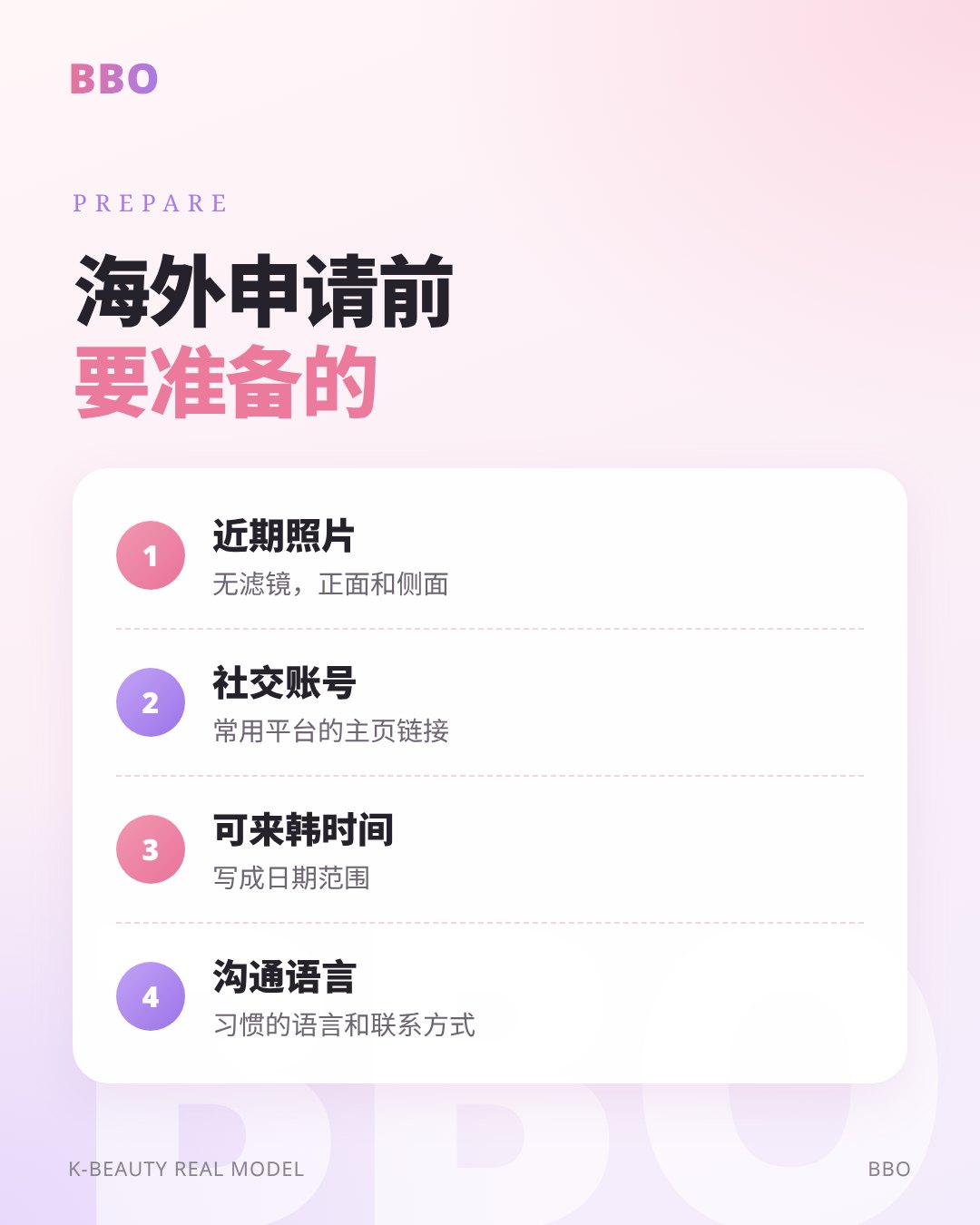 海外申请前 要准备的