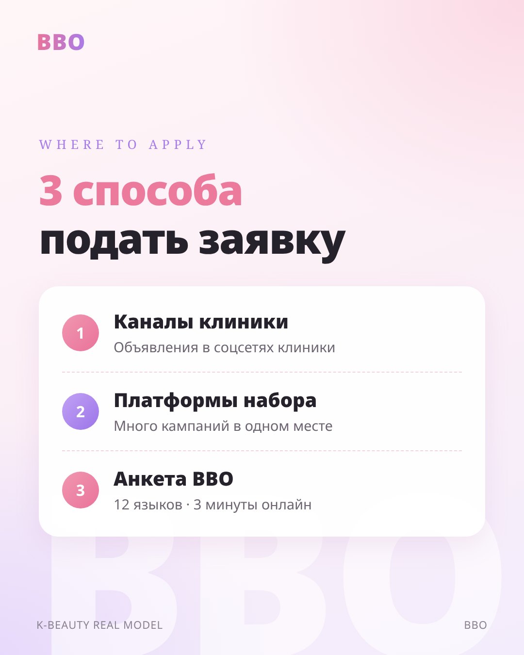 3 способа подать заявку