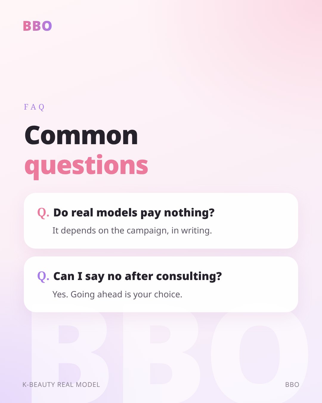 Common questions